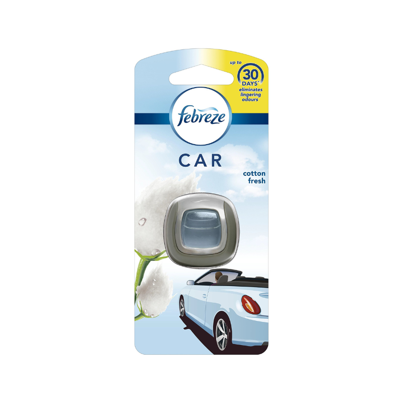 Febreze - Car Vent Clip Cotton - 1/6pk