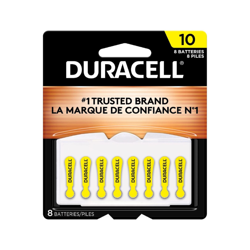Duracell - Size 10 Hearing Aid Batteries - 6/8pk