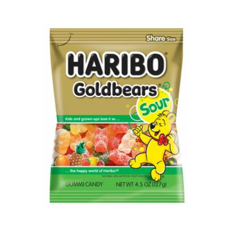 Haribo - Sour Gold Bears Bags - 12/4.5oz