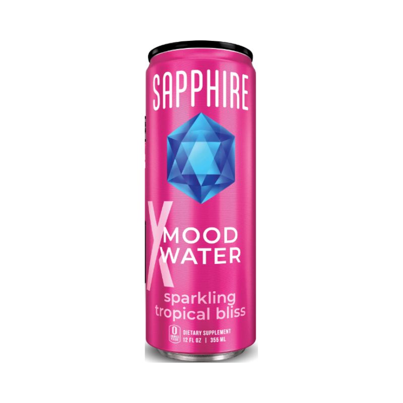 XMOOD - Xsaphire Sparkling Tropical Bliss- 12/12oz