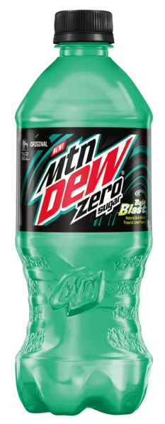 Mountain Dew - Baja Zero Azúcar - 24/20oz