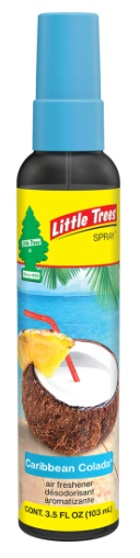Little Trees - Ambientador para automóvil CARIBBEAN COLADA Spray de bomba - 6/3.5oz
