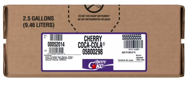 Coke - BIB 2.5Gal Cherry - Each