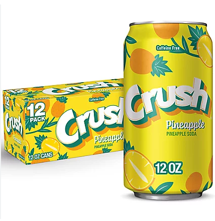 Crush - Piña - 12oz 2/12pk