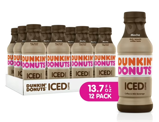 Dunkin - Café helado moca - 12/13,7 oz
