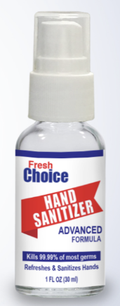 Fresh Choice - Hand Sanitizer Spray - 36/1oz