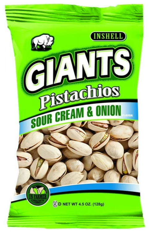 Gigantes - Crema agria de pistachos y cebolla - 8/4.5oz
