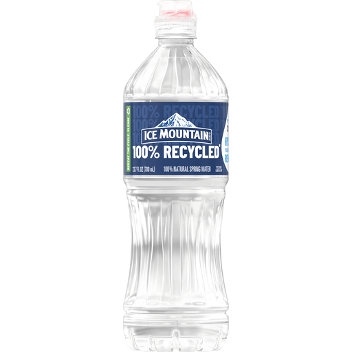 Ice Mountain - 100% Natural Spring Water Sport Cap Water - 24/23.7oz