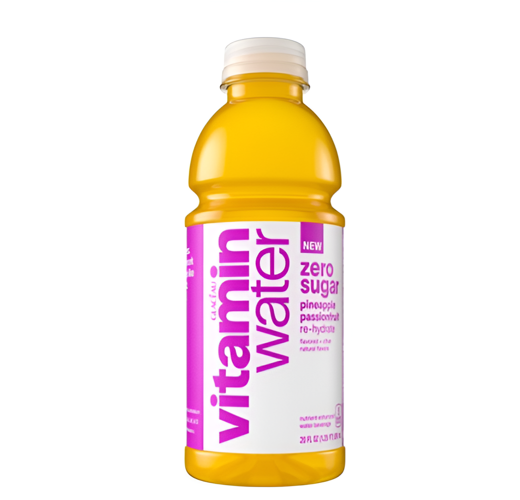 Vitamin Water - Zero Sugar Re-Hydrate Passionfruit Pineapple - 12/20oz