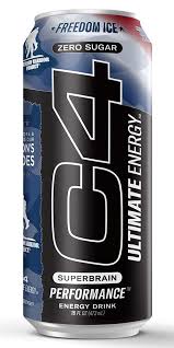 C4 - Ultimate Sugar Free Freedom Ice - 12/16oz