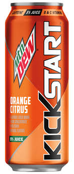 Mountain Dew - Kickstart Naranja Cítrica - 12/16oz