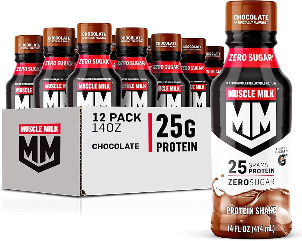 Leche muscular - 25 g de chocolate - 12/14 oz