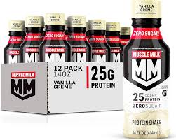 Muscle Milk - Crema de vainilla de 25 g - 12/14 oz