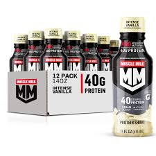 Muscle Milk - P40 Vainilla intensa - 12/14oz