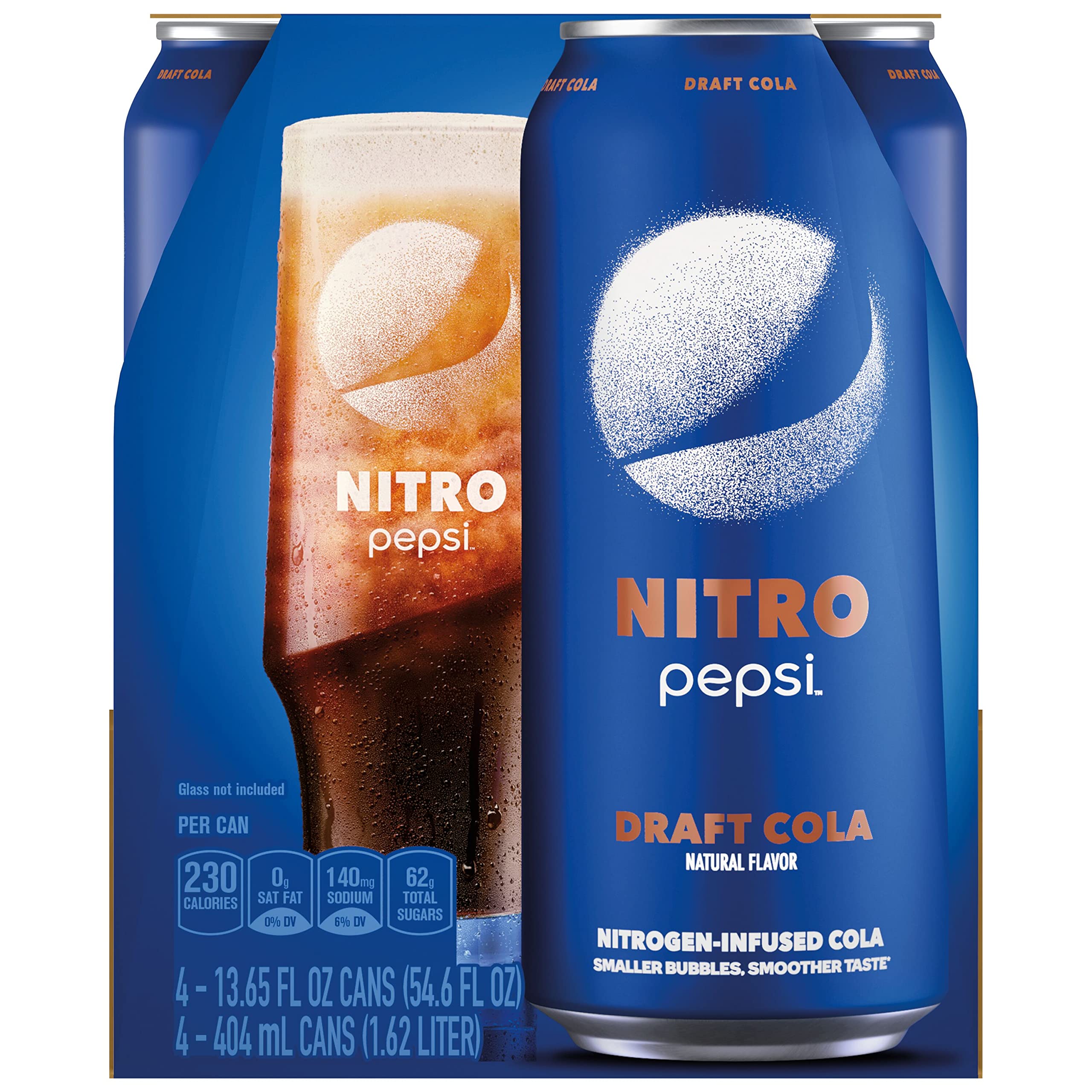 Pepsi - Cola de barril Nitro - 12/13,65 oz