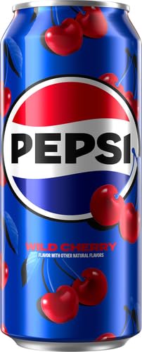 Latas de Pepsi con sabor a cereza silvestre, 12/16 oz