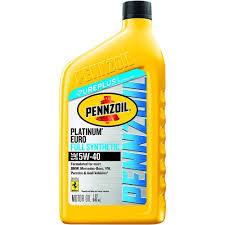 Pennzoil - Platinum Full Synthetic 5w40 - 6/1qt