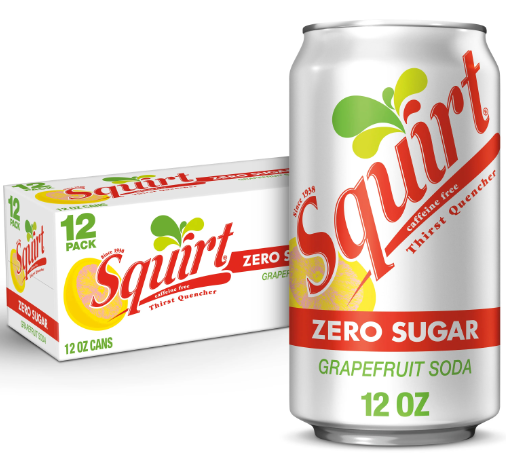 Squirt - Zero Sugar - Paquete de 2/12/12 oz