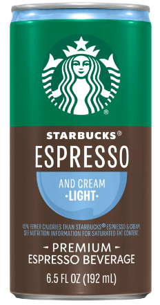 Starbucks - Doble dosis de espresso y crema ligera - 24/6,5 oz