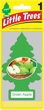 Little Trees - Car Fresheners Green Apple Singles - 24/1pk
