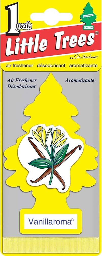 Little Trees - Car Fresheners Vanillaroma Singles - 24/1pk