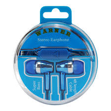 WARNER - Auriculares Delux Royal con micrófono - 1/12ud
