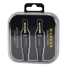 WARNER - Cable Micro Deluxe Royal de 2 A con salida - 12 unidades