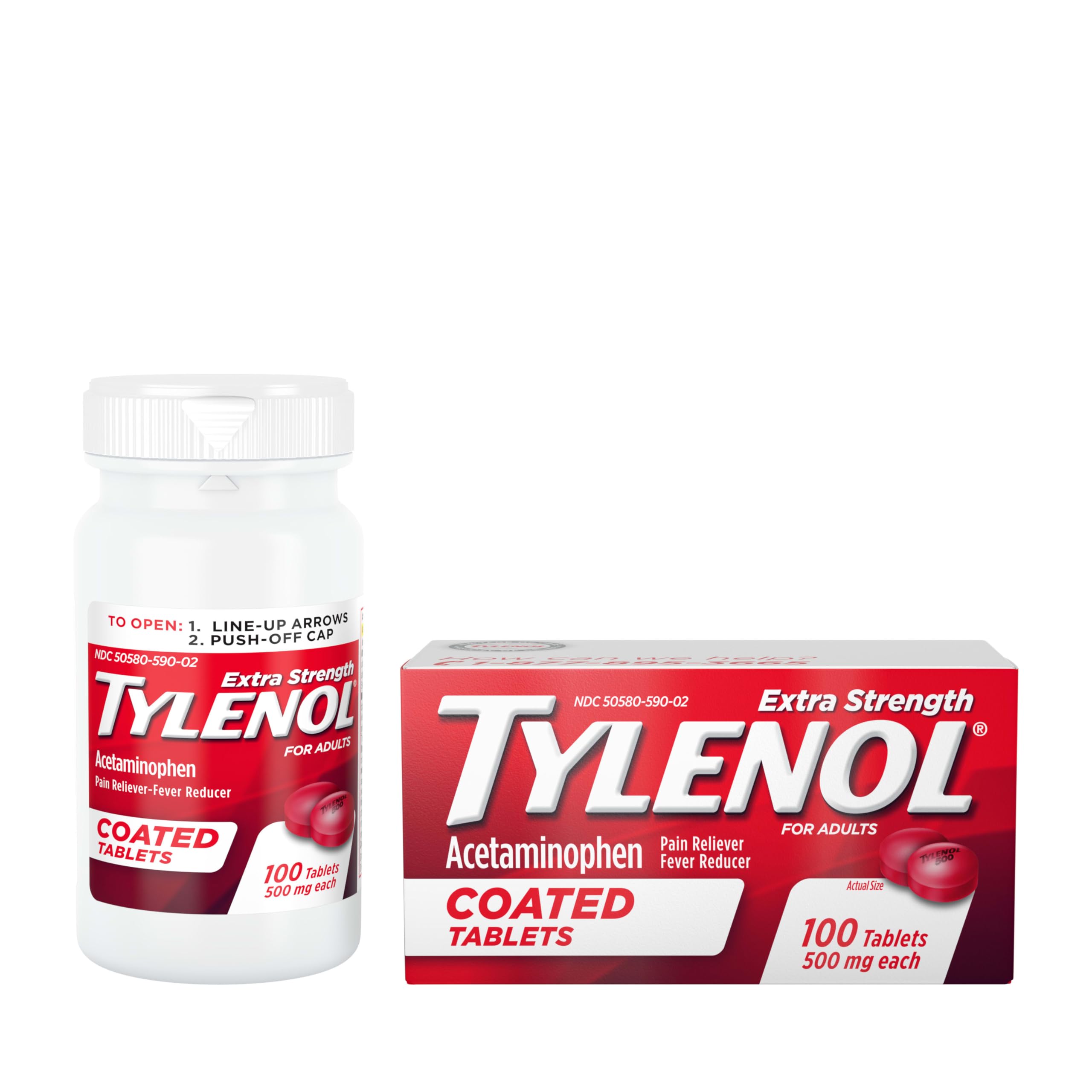 Tylenol - Extra Strength 24 Tablets Bottle - Single