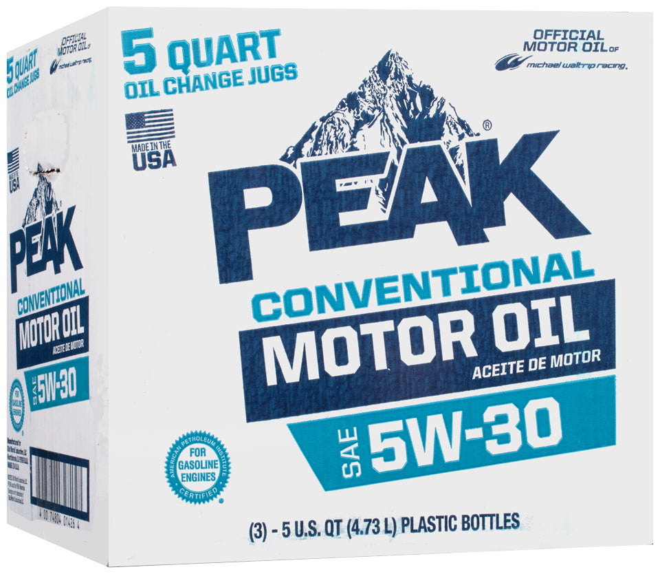 PEAK - Aceite de motor sintético 10W30 - 6/1qt