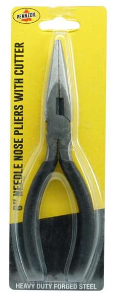 Pennzoil - Needle 6" Nose Pliers With Wire Cutter - 6/1ct