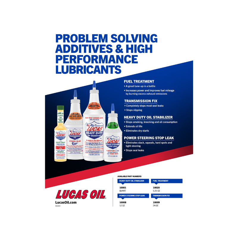 Lucas - Tratamiento para inyectores de combustible - 12/32oz