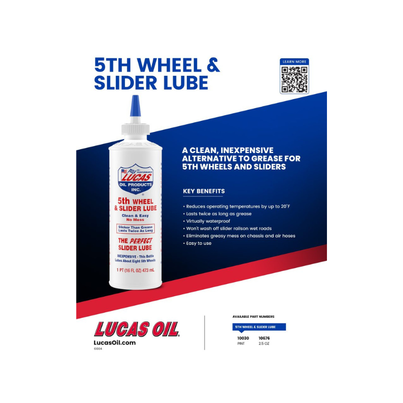 Lucas - Lubricante para quinta rueda y deslizador - 12/16oz