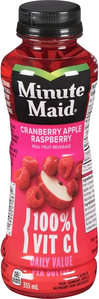 Minute Maid - Cranberry Apple Raspberry - 24/12oz