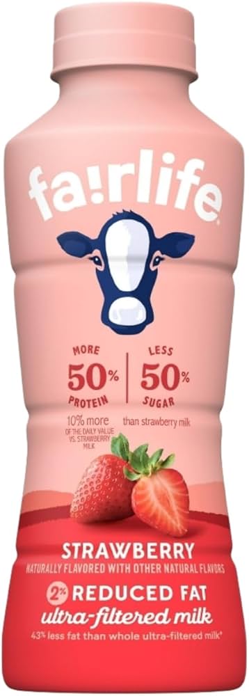 Fairlife - 2% Reduced Fat Strawberry - 12/14oz