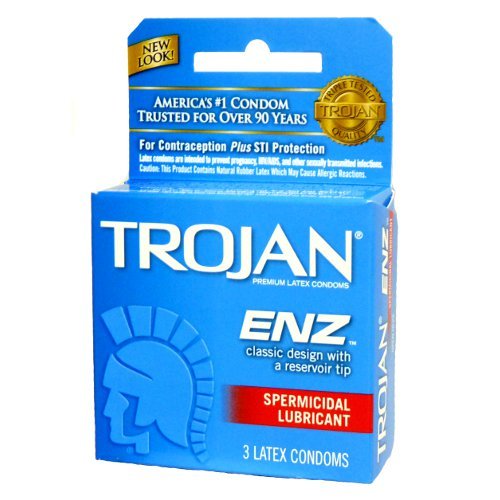 Trojan - Dark Blue Armor Spermicidal Lubricant - 6/3pk