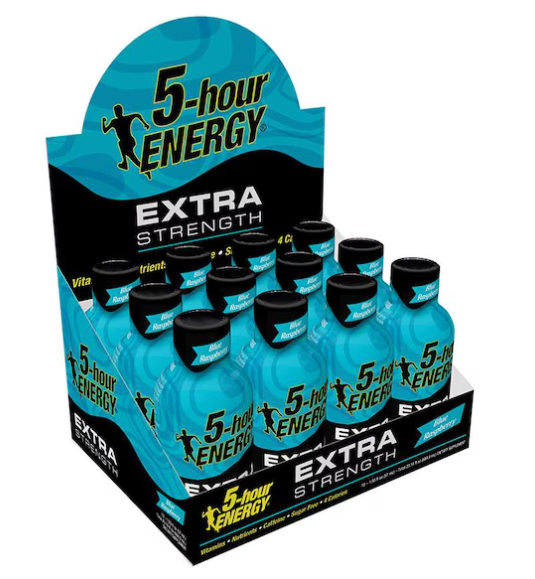 5 Hour - Extra Strength Blue Raspberry - 12/2oz