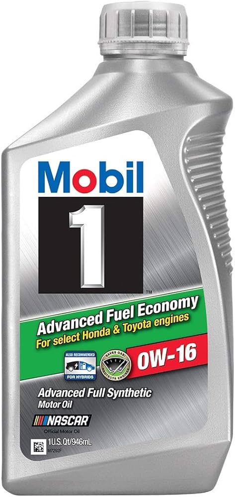 Mobil 1 - 0W16 Ahorro de combustible avanzado - 6/1 qt