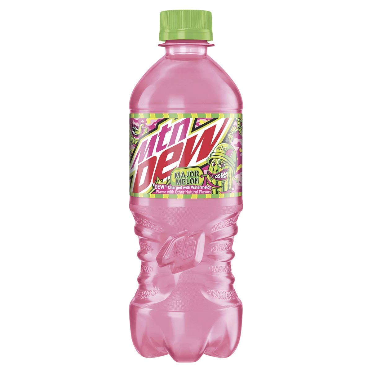 Melón Major de Mountain Dew, lata de 24 onzas y 20 onzas