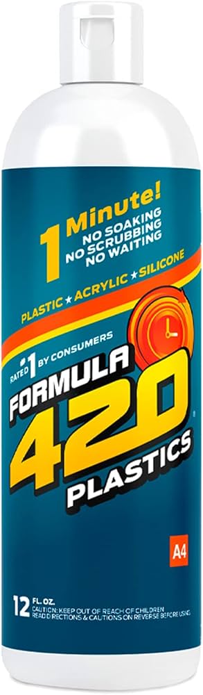 Formula 420 - A4 Plastic And Acrylic Cleaner - 24/12oz