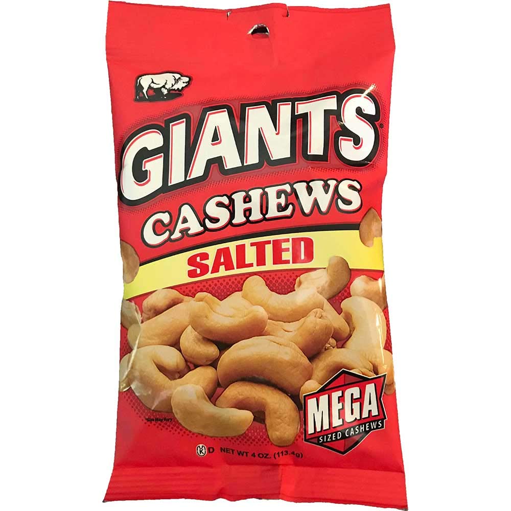 Giants - Cashews Salted - 8/4oz