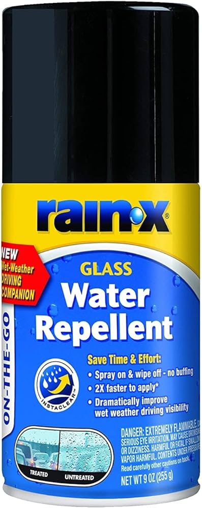 Rain X - On-The- Go Glass Water Repellent - 4/9oz