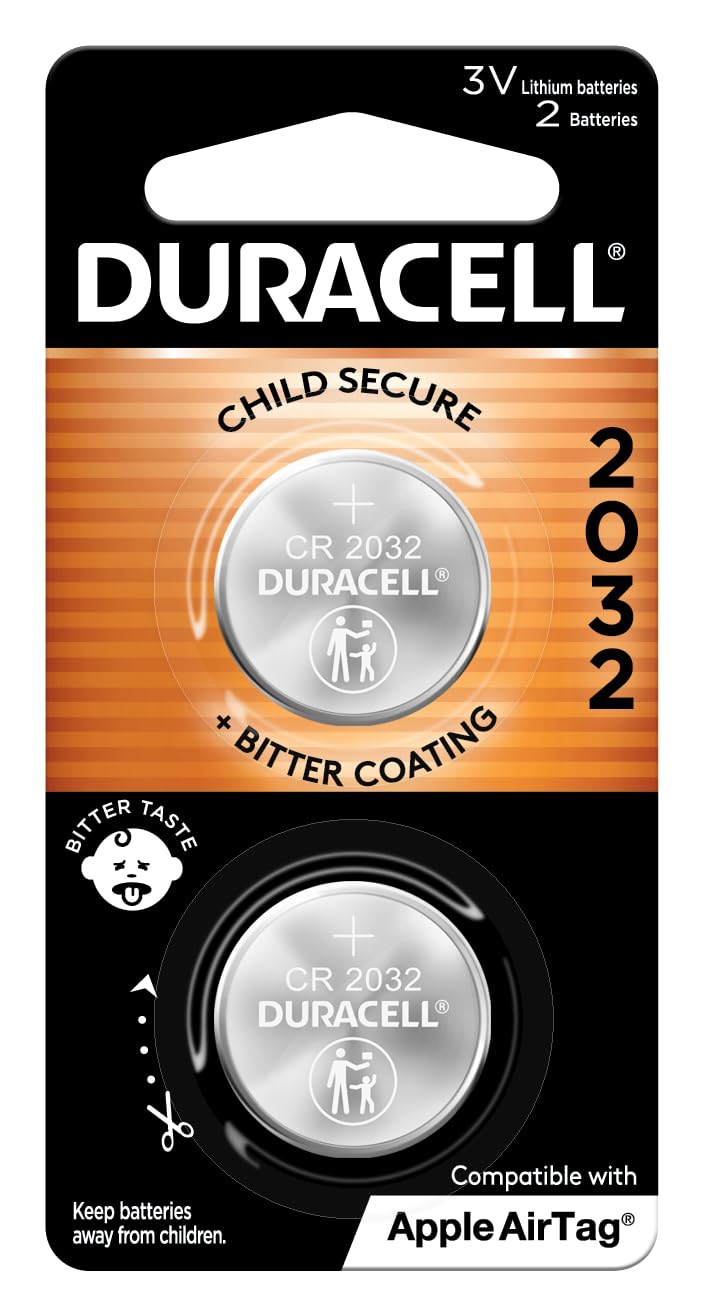 Duracell - 2032 3V Lithium Coin Battery - 6/2pk