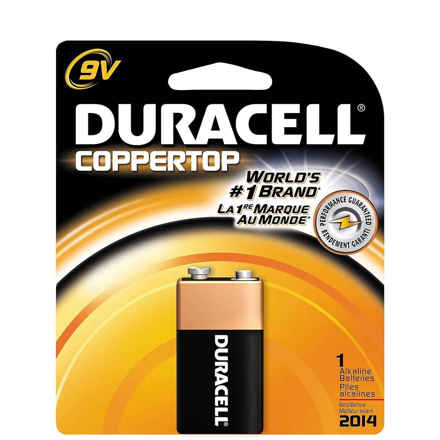 Duracell - Coppertop Original 9 Volt - 12/1pk