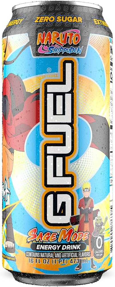 G Fuel - Cans Naruto Sage Mode - 12/16oz