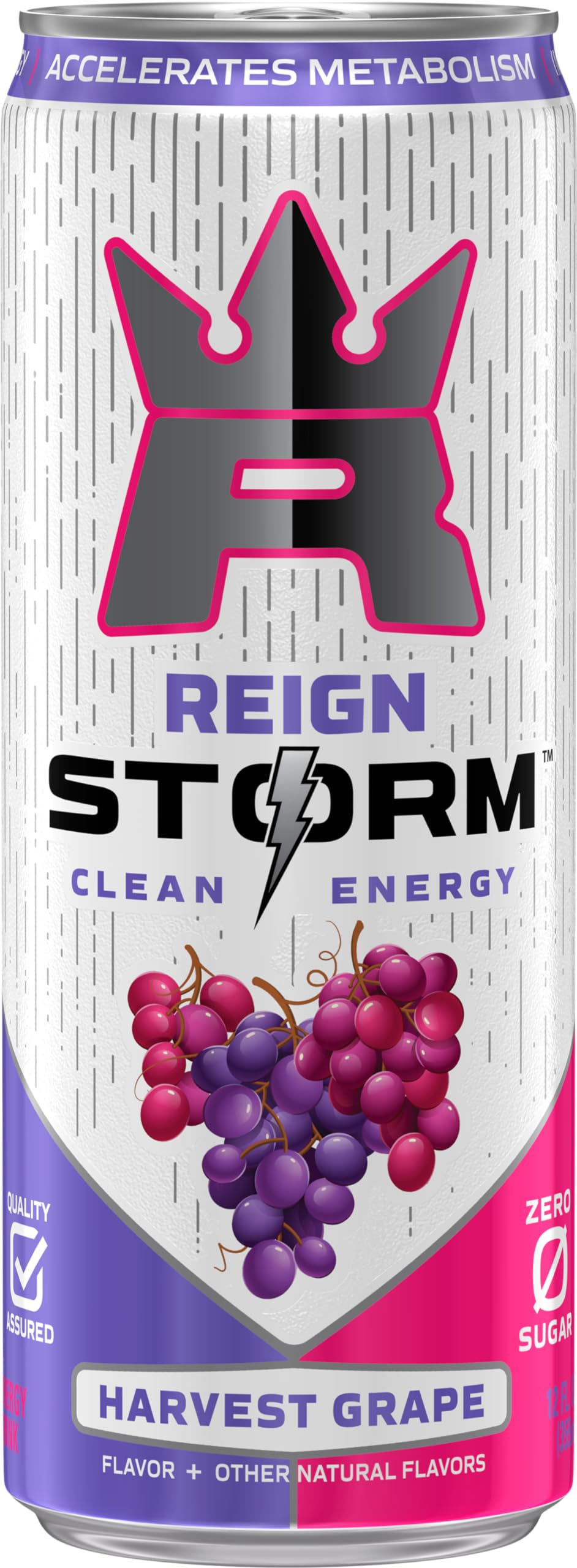 Reign - Storm Clean Energy Harvest Grape - 12/12oz