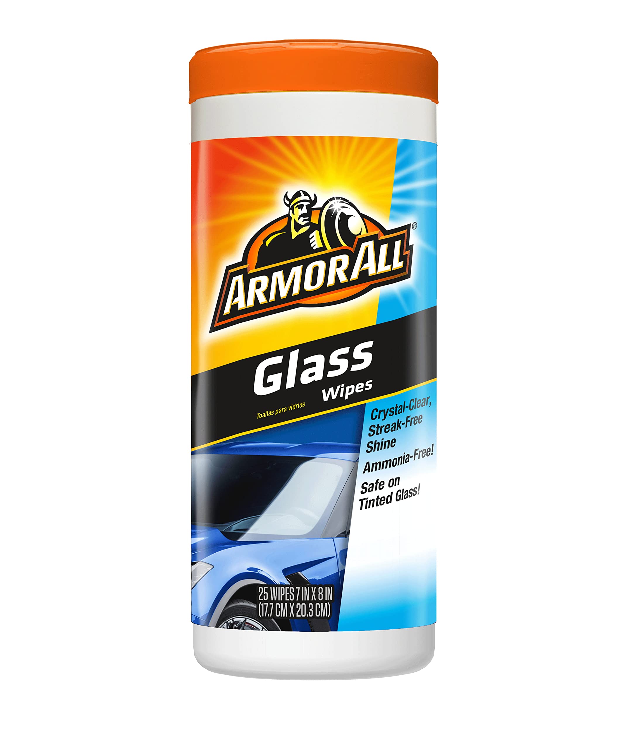 Armor All - Glass Wipes - 6/25ct