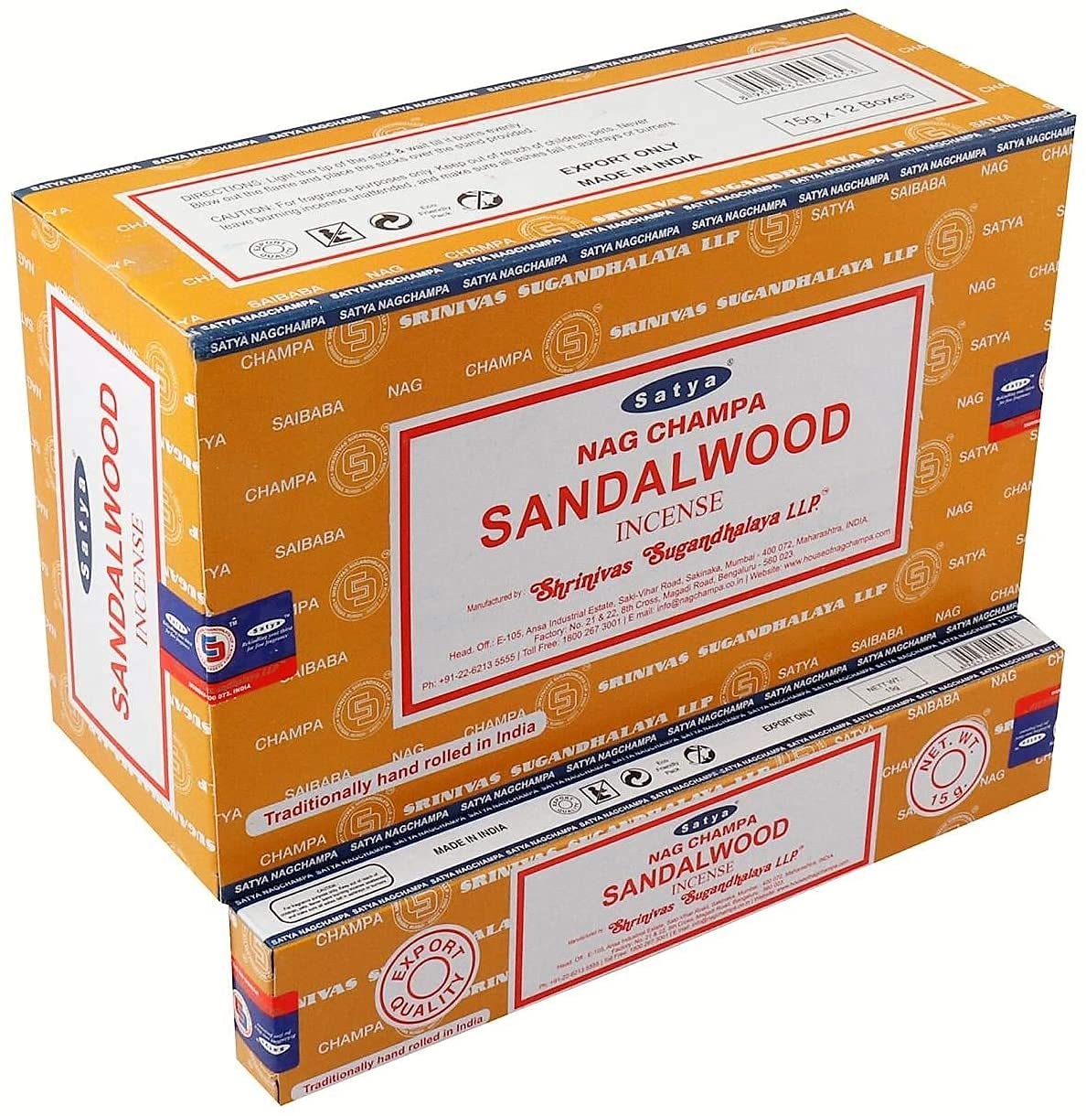 Satya - Sandalwood - 12/15g