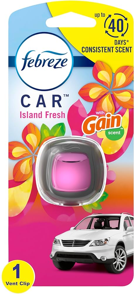 Febreze - Car Vent Clip Gain Island Fresh - 1/4pk