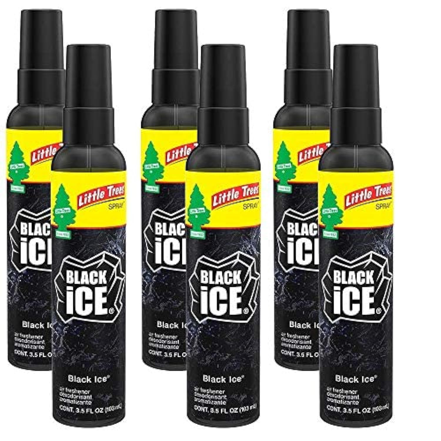 Little Trees - Car Freshener BLACK ICE Pump Spray - 6/3.5oz