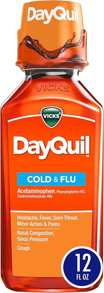 DayQuil - Cold & Flu Bottle - 1/12oz